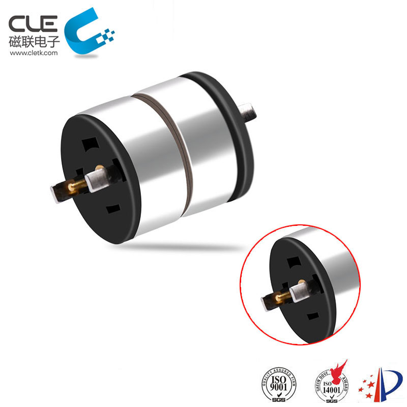 Customized magnetic connector with LED