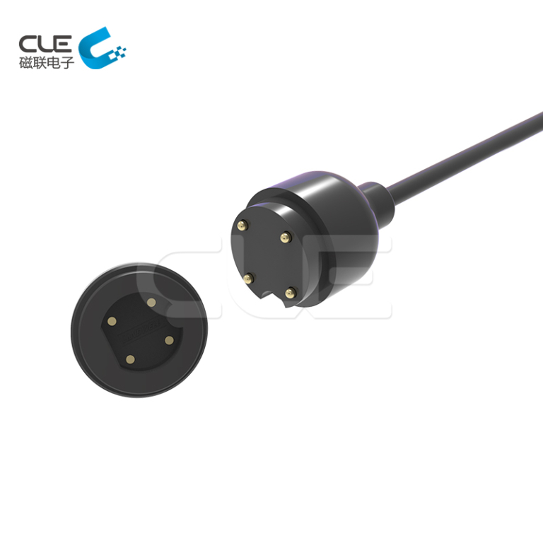 Male And Female 4 Pin Custom Charging Magnetic Connector 3413