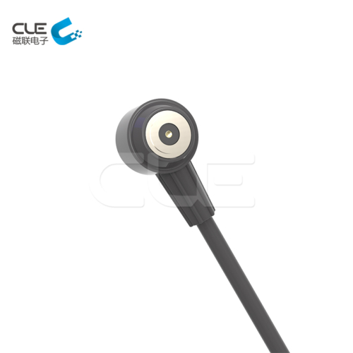 Round magnetic power cable connector factory