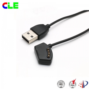 4 Pin usb magnetic charger cable connector for smart watch