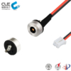 Magnetic pogo pin male & female connector for bike light