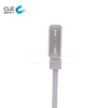 High quality white 2 pin magnetic and pogo pin connectors