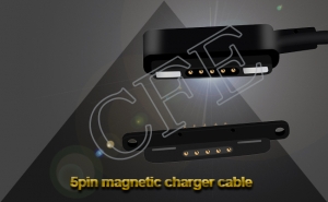 5pin pogo pin magnetic cable changer